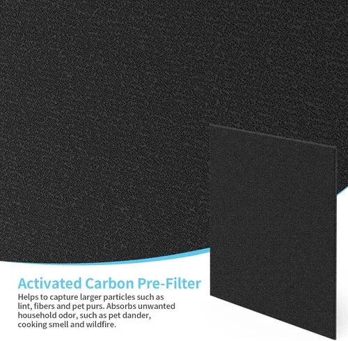 Vista 7 de MD1-0022 Filtro de repuesto compatible con purificador de aire Vornado modelo AC300, AC350, AC500, AC550, PCO200, PCO300, PCO375DC, PCO500, PCO575DC