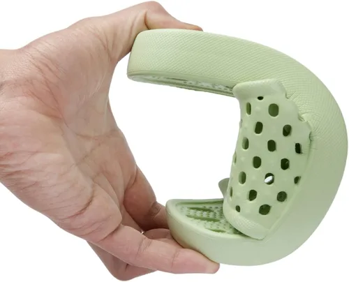 Vista 6 de NewDenBer Zapatos de ducha de baño para mujeres y hombres, antideslizantes, de secado rápido, para playa, piscina, ducha, sandalias con agujeros