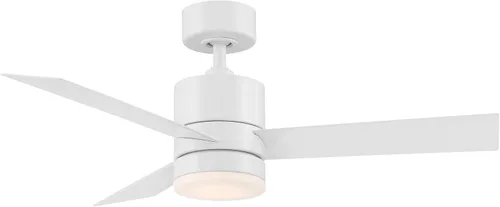Vista 16 de Modern Forms Axis - Ventilador de techo inteligente de 3 aspas para interior y exterior, 44 pulgadas, titanio con kit de luz LED de 3000K y control