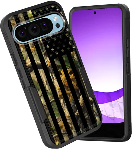 Vista 58 de Funda para Pixel 6A, funda híbrida de doble capa resistente a prueba de golpes de policarbonato duro de silicona suave TPU para Google Pixel 6A