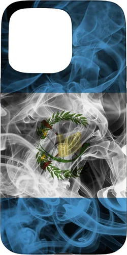 Vista 31 de Smoke Guatemala Flag - Funda para iPhone 17 con diseño de nube de orgullo ahumado