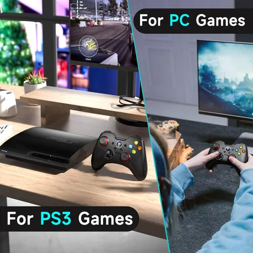 Vista 2 de EasySMX Controlador inalámbrico de Steam Deck, controlador de juego actualizado para Windows PCLaptop, Nvidia Shield, Nintendo Switch, Android