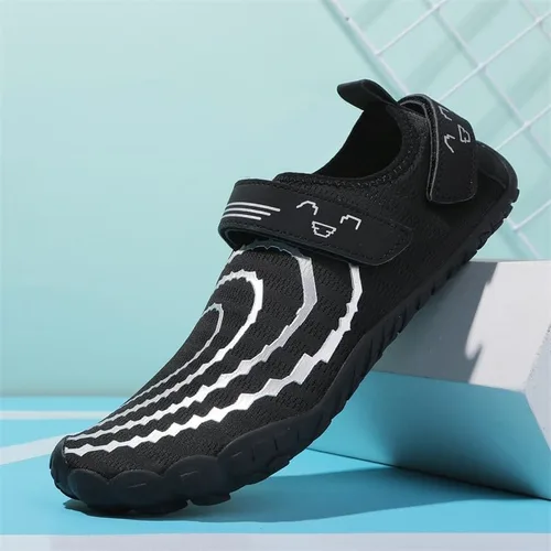 Vista 8 de Zapatos acuáticos transpirables de secado rápido para mujer y hombre, calcetines acuáticos suaves para senderismo, natación, playa, surf, yoga