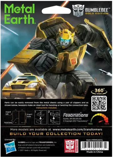 Vista 3 de Transformers Gold Bumblebee