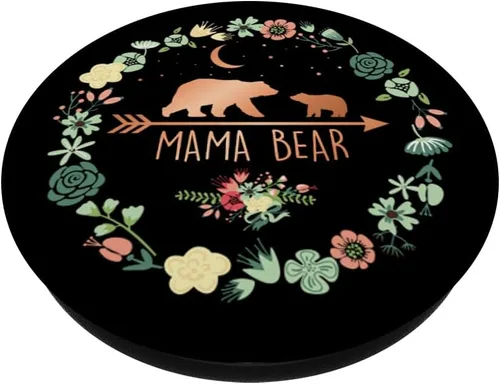 Vista 2 de Mama Bear - Enchufe con diseño de flores, color oro rosa