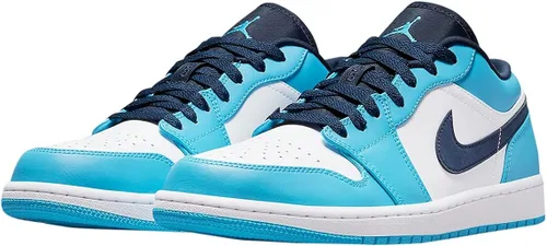 Vista 3 de Nike - Tenis de baloncesto para hombre, BlancoDk Powder Blue-Obsidiana, 9.5