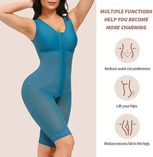 Vista 3 de M MYODRESS Fajas Colombianas - Modeladora de cuerpo completo para mujer