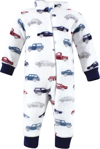 Vista 3 de Hudson Baby Monos de felpa para bebé niña, Coches