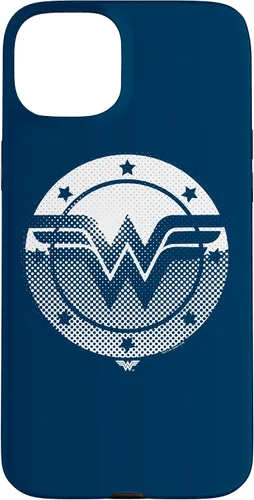 Vista 9 de Wonder Woman Funda con logotipo de escudo de medio tono para iPhone 17