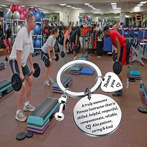 Vista 6 de Lywjyb Birdgot Regalo de entrenamiento de fitness, regalo de agradecimiento para instructor de fitness, joyería de entrenamiento
