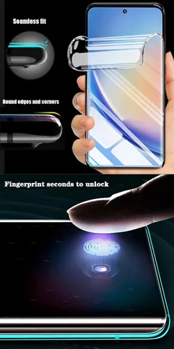 Vista 4 de Protector de pantalla frontal flexible para Samsung Galaxy A17 5G 2025/A16 5G 6.7 "Película de hidrogel 3D transparente TPU sensible al tacto