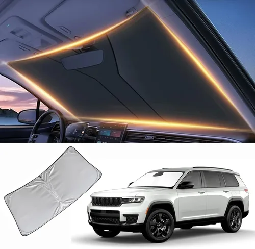 Vista 19 de Parasol para parabrisas delantero, protector de visera, accesorios para automóvil