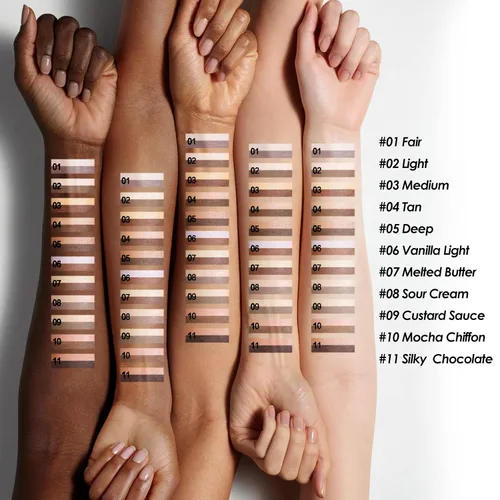 Vista 6 de FOCALLURE Bronceador e Iluminador en Crema 2 en 1 en Barra, Lápiz de Contorno No Graso y que No Reseca, Fácil de Crear un Acabado Mate Natural