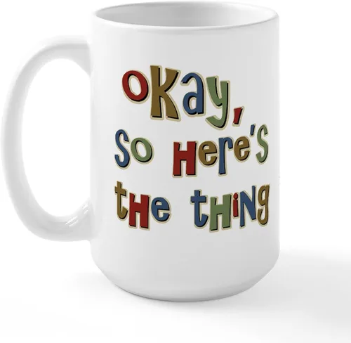 Vista 39 de CafePress Cattitude Funny Cat Saying Taza Grande de Café de Cerámica 15 oz (444 ml)