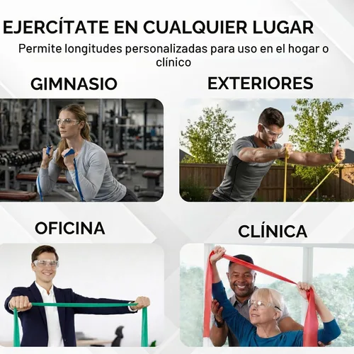 Vista 6 de THERABAND Banda de resistencia, rollo de 50 yardas, banda elástica de látex para ejercicio, estiramiento, terapia física, yoga, pilates