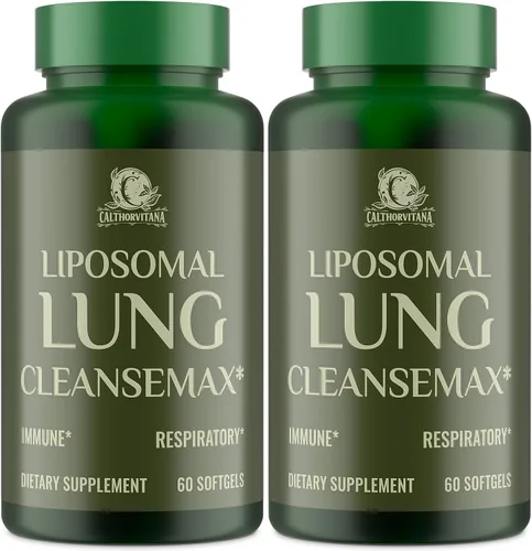 Vista 9 de Suplemento Liposomal Lung Cleansemax con Extracto de Hoja de Gordolobo, Extracto de Fruta de Saúco, Quercetina + 13 Hierbas y Vitaminas, Absorción