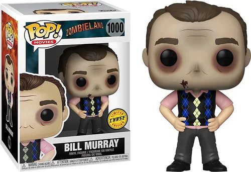 Vista 2 de POP Zombieland - Bill Murray edición limitada Chase Funko Pop! Figura de vinilo (paquete con funda protectora compatible con Pop Box), multicolor