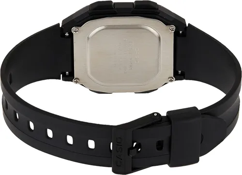 Vista 2 de Casio Reloj deportivo digital de resina negra F201WA-1A para hombre, Negro -, F-201WA-1AV