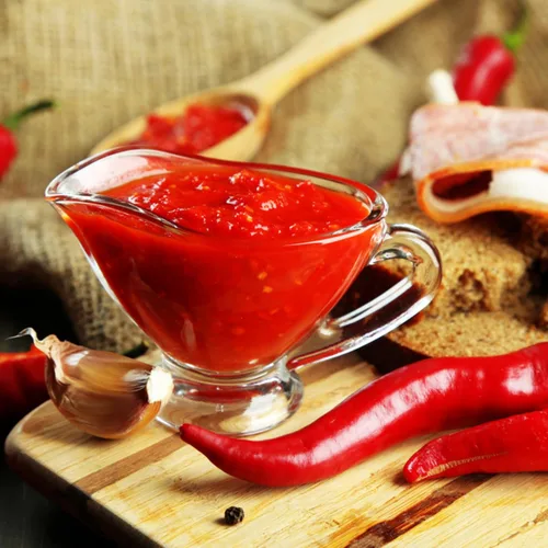 Vista 5 de Sanniti Red Passion Salsa de chile calabriano, 10.9 oz