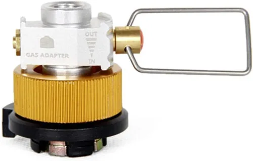 Vista 6 de LIXADA Gas Saver Plus, Cambiador de convertidor de gas, tanque plano de recarga, adaptador de conversión, válvula de adaptador de gas de camping
