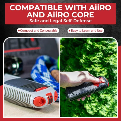 Vista 6 de HERO AiiRO PavaGel Active – Cartucho de autodefensa no letal con potente gel que desactiva amenazas de hasta 20 pies – Mantente seguro y seguro