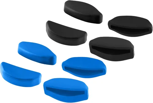 Vista 13 de Mryok Replacement Nose Pieces Nose Pads for Oakley Frogskins Range/Hybrid/HSTN/Top Knot/Frogskins Range XL Sunglass - Options 1 par negro - ajuste