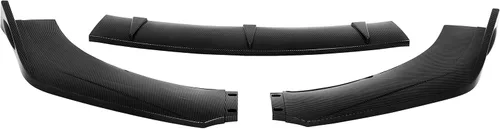 Vista 9 de SCITOO Alerón Divisor de Labio Delantero Chin Compatible con Labio de Parachoques Delantero Universal Kit de Carrocería Difusor Exterior Negro Mate