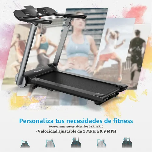 Vista 3 de Goplus Caminadora eléctrica plegable superfit de alta resistencia
