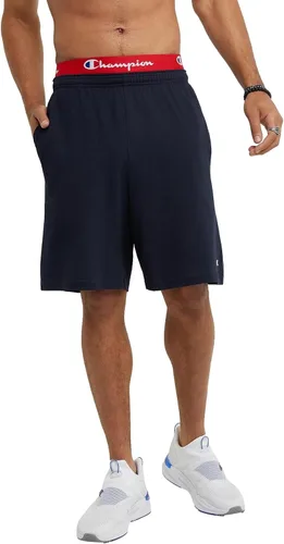 Vista 6 de Champion Pantalones cortos de algodón para hombre, 100% algodón, pantalones cortos deportivos, 7 y 9 pulgadas