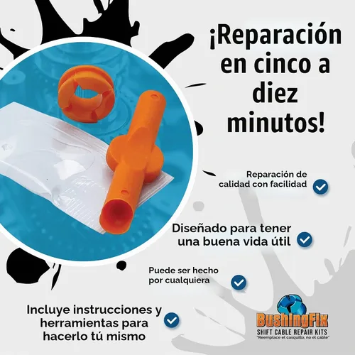Vista 3 de Juego de reparación de cable de cambio de transmisión Bushing Fix NI1KIT