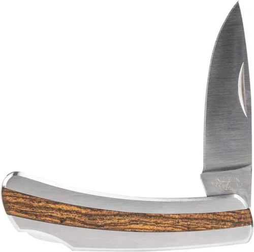 Vista 2 de Klein Tools 44034 Navaja de bolsillo con mango de inserción de palisandro, hoja de acero inoxidable de 2-5/8 pulgadas