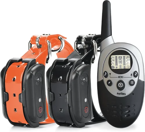 Vista 8 de PetSpy Collar de choque Premium para entrenamiento de perros, con vibración, choque y pitido, recargable e impermeable, E-collar, El mejor