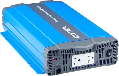 Vista 2 de Inversor de onda sinusoidal pura SP-2000 con GFCI dual 120VAC 12VDC 2000W (SP2000-112)
