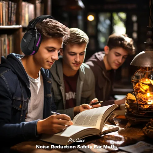 Vista 113 de ProCase NRR 28dB Noise Reduction Ear Muffs, Foldable Adjustable Noise Cancelling Headphones