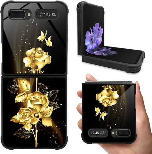 Vista 7 de DAIZAG Funda compatible con Samsung Galaxy Z Flip 5G, protección completa, a prueba de golpes, antiarañazos, funda de poliuretano termoplástico