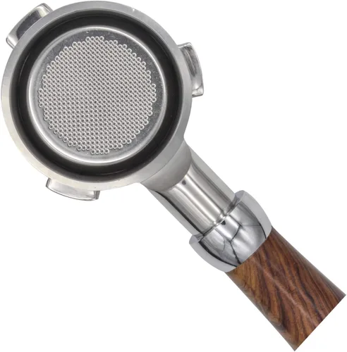 Vista 5 de Cesta de filtro de acero inoxidable de 2.126 in, dos tazas de pared individual, accesorios de filtro sin presión compatibles con Breville 2.126 in