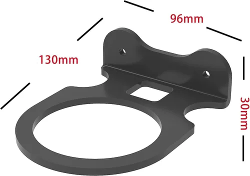 Vista 2 de Soporte de montaje en pared para Amazon Echo Dot 1/2/3/4/4/5th, cable de almacenamiento, accesorios para altavoces