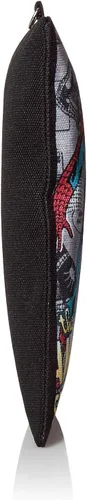 Vista 3 de Classic de The Amazing Spider Man Standing Pose Comic Escenas Grays lona Lienzo cierre cartera