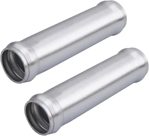 Vista 3 de AC PERFORMANCE - Unión de tuberías de aleación de aluminio, 2 unidades, 1 pulgada, conector de tubos de silicona, 4 pulgadas de longitud