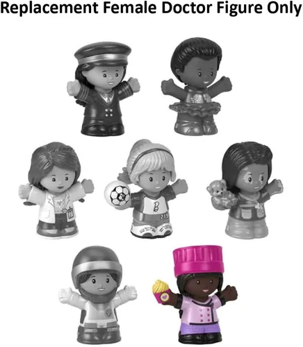 Vista 3 de Pieza de repuesto para Fisher-Price Little People Playset – Figura de repuesto para chef/panadero ~ Inspirado en Barbie You Can Be Anything