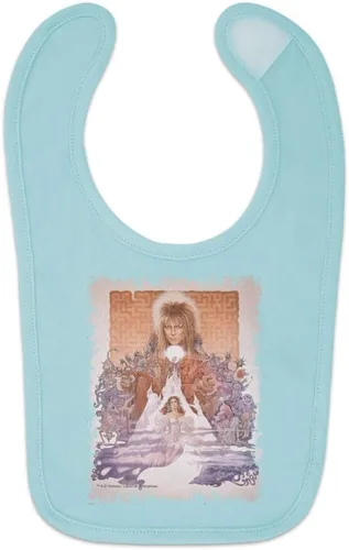 Vista 2 de Laberinto de cine arte Goblin King Jareth David Bowie Babero para bebé