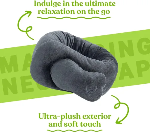Vista 5 de PURSONIC Envoltura masajeadora portátil ajustable para cuello y hombros con calor calmante para relajar y calmar las áreas de tu cuello y hombros