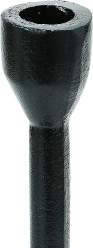 Vista 5 de Creative Co-Op Soporte cónico de hierro fundido, negro