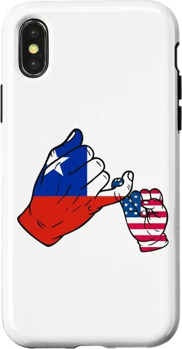 Vista 4 de iPhone 15 Parent and child Chile USA family Case