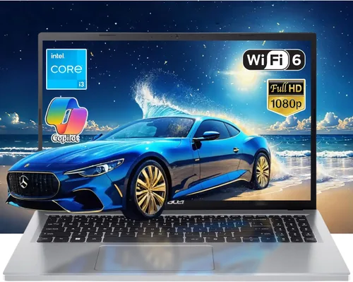 Vista 11 de Acer Aspire Go 15 - Laptop delgada, pantalla IPS 1080P Full HD de 15.6 pulgadas, Intel Core i3-N305, gráficos Intel UHD, 8 GB LPDDR5, 128 GB HD