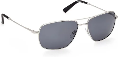 Vista 7 de BMW Gafas de sol de metal polarizadas rectangulares para hombre, paladio mate, 59, Paladio mate.