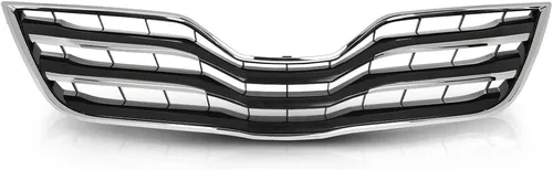 Vista 10 de G-PLUS Parrilla delantera cromada compatible con moldura de rejilla inferior para Toyota Camry SE XSE 2021 2022 Reemplazo para 5312206130 TO1044127