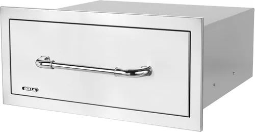 Vista 6 de Bull Outdoor Products Componentes Premium para Isla de Barbacoa de Cocina Exterior, Puerta de Acceso Vertical - Bisagra Izquierda con Reborde