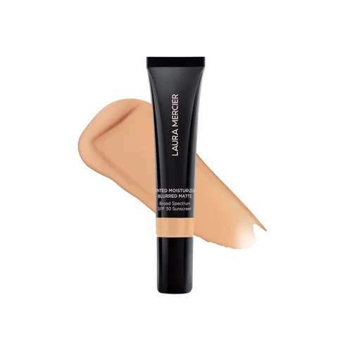Vista 22 de Laura Mercier Hidratante con Color Mate Difuminado con SPF 30: Control de Brillo y Difuminado de 24+ Horas, Larga Duración, Cobertura Transparente a