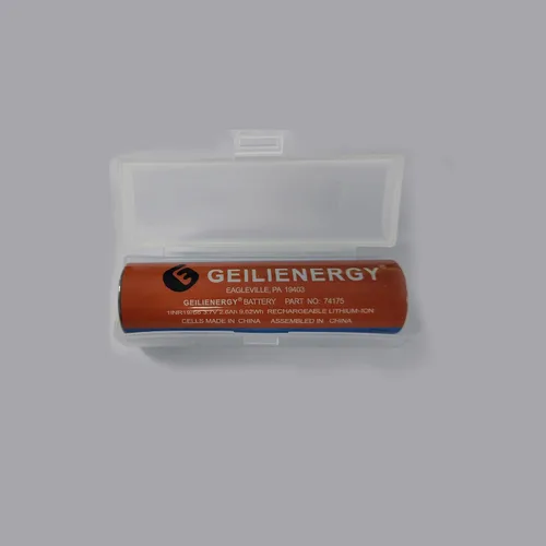 Vista 6 de Batería de 3.7V 2600mAh compatible con linterna de litio 74175 (1 paquete)